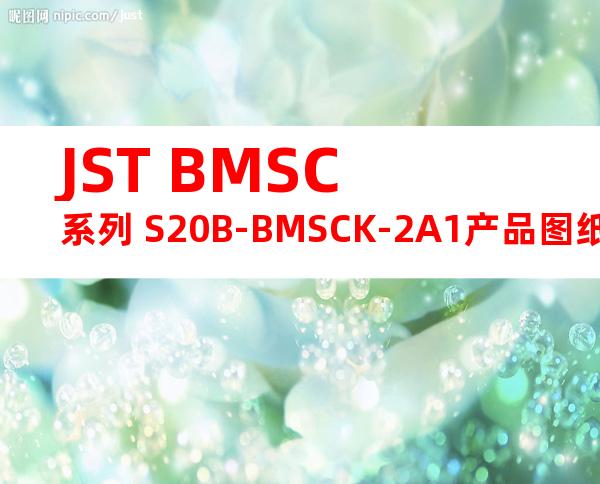 JST BMSC系列 S20B-BMSCK-2A1产品图纸